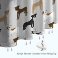 thumbnail image 6 of Bulldog Dog Shower Curtain 36"x72" ,Bathroom Decorative Shower Curtains Set with 12 Hooks,Modern Waterproof Washable Shower Curtain, 6 of 6