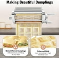thumbnail image 3 of Stainless Steel Ravioli Maker Attachment for KitchenAid Stand Mixer, Manual Ravioli Making Machine Accessories, Pasta, Spaghetti, Machine with Dough Cutter and Wrapper for Kitchen Home, 3 of 7