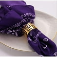 thumbnail image 3 of Coloody 6pcs Napkin Rings Set,Alloy Napkin Holder for Wedding Christmas Party Dinner Table Decor, 3 of 5