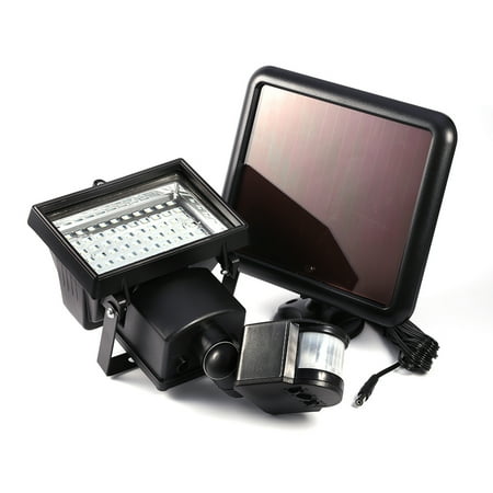 

60 LED Motion Sensor Light Solar Powered Outdoor Garden Security Wall