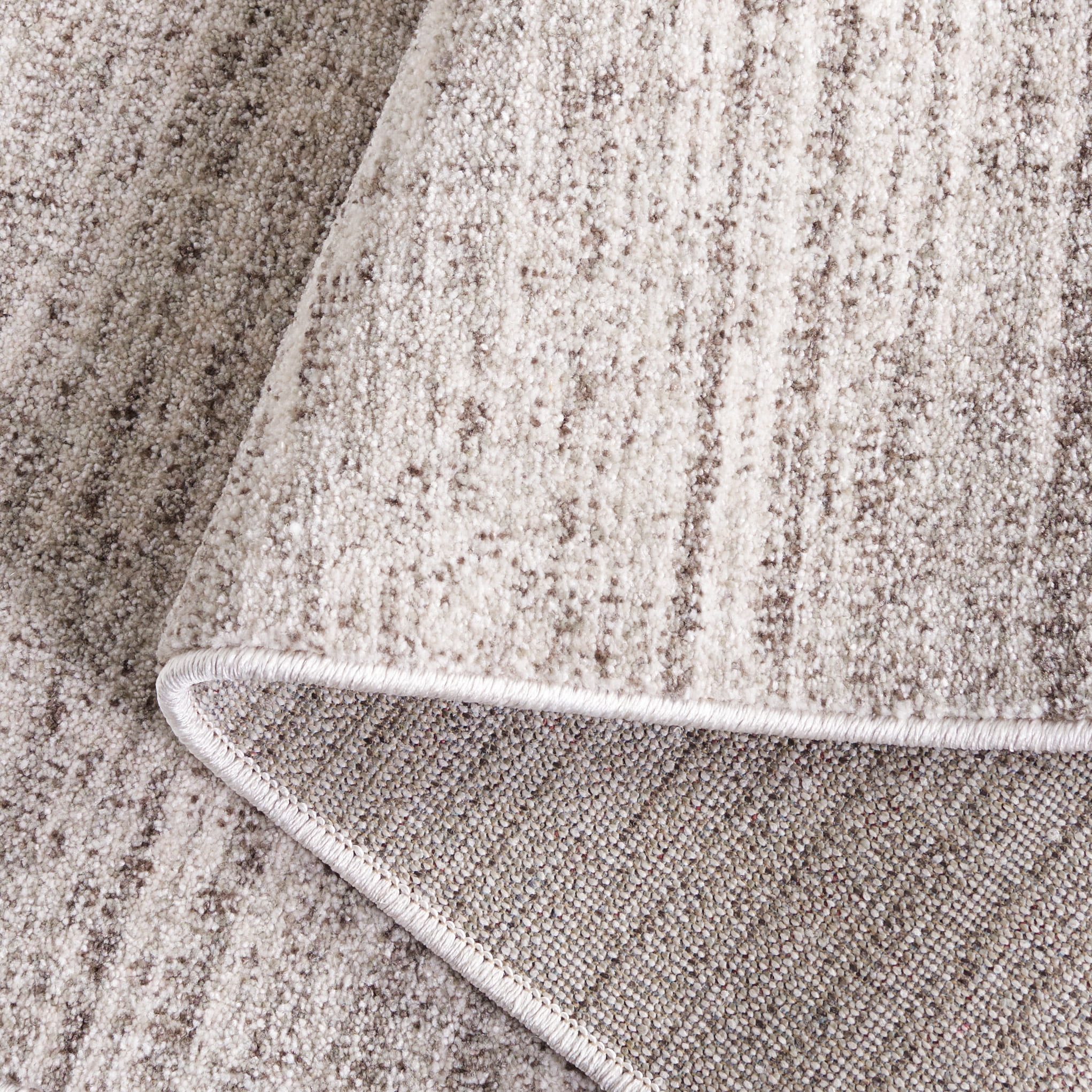 SAFAVIEH Dune Lailee Solid Machine Washable Area Rug, Grey/Grey, 9' x 12'
