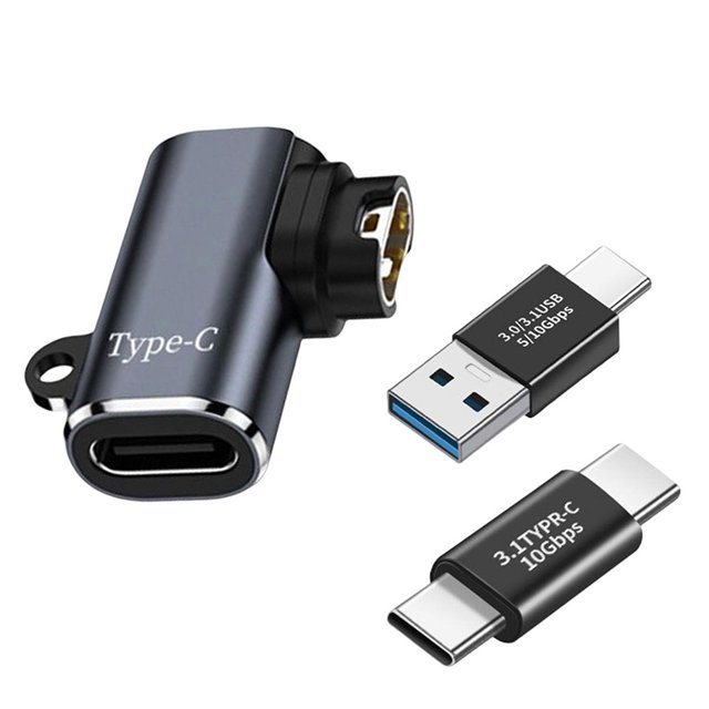 Conector de Cable de 3 piezas accesorios de repuesto cargador de Kuymtek reloj inteligente adaptador de carga para Garmin Fenix 77S7X