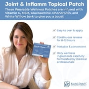 NUTRI-PATCH Inflam Topical Vitamin Patches, Physician Formulated, 30 Count