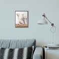 thumbnail image 3 of Stupell Industries Traditional Cute Baby Camel Family Animal Watercolor Black Framed Giclee Art, 11 x 14, by George Dyachenko, 3 of 7