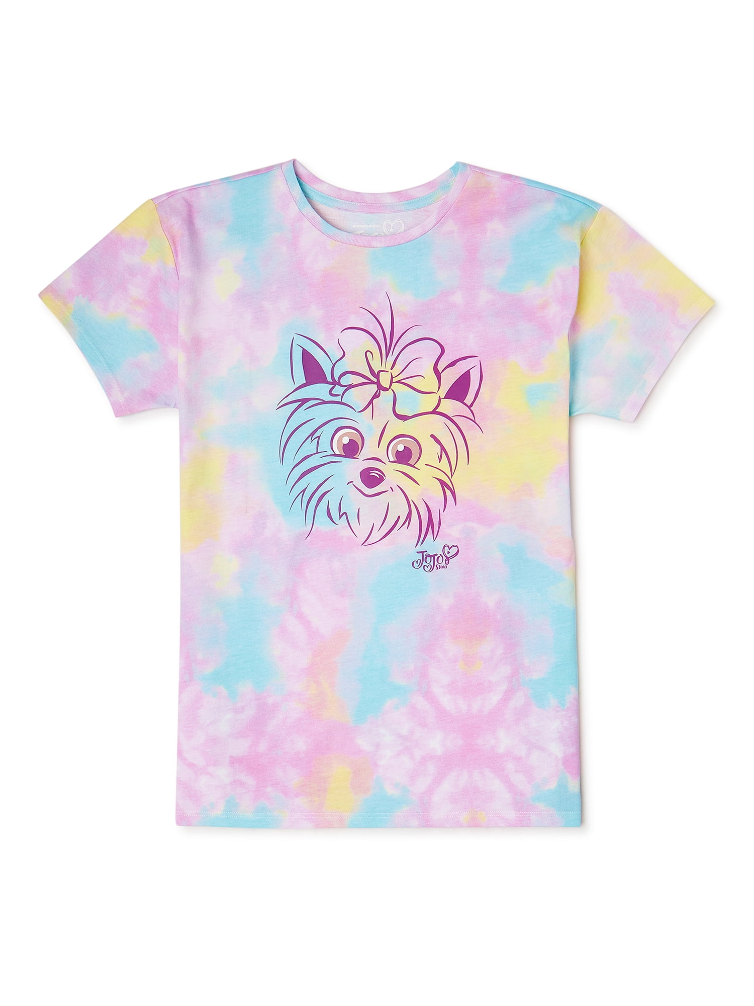 JoJo Siwa Girls' BowBow Tie-Dye Graphic 