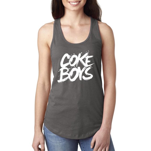 Normal is Boring - Women's Racerback Tank Top, up to Women Size 2XL - Coke Boys