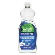 Angle View: Seventh Generation Natural Dishwashing Liquid, Free & Clear (25oz.)- Pack of 3