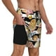 thumbnail image 2 of Fotbe Sea Shell Traje de Baño para Hombre – Shorts de Natación de Secado Rápido con Forro y Bolsillos-Small, 2 of 6