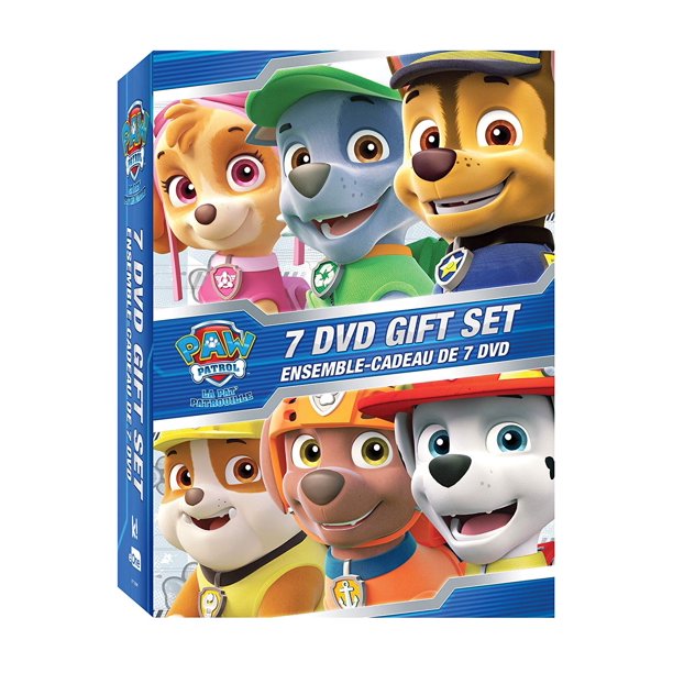 Paw Patrol 7 Dvd Gift Set Bilingual Walmart Com Walmart Com