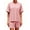 Pink, variant on Short Sleeve Women 2 Pieces Matching Sets Ribbed Tops and Shorts Lounger Sets