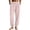Pink, variant on Bibifish Womens Waffle Knit Jogger Pants High Waisted Drawstring Elastic Waist Ribbed Ankle Cuffs Lounging Pants With Pockets