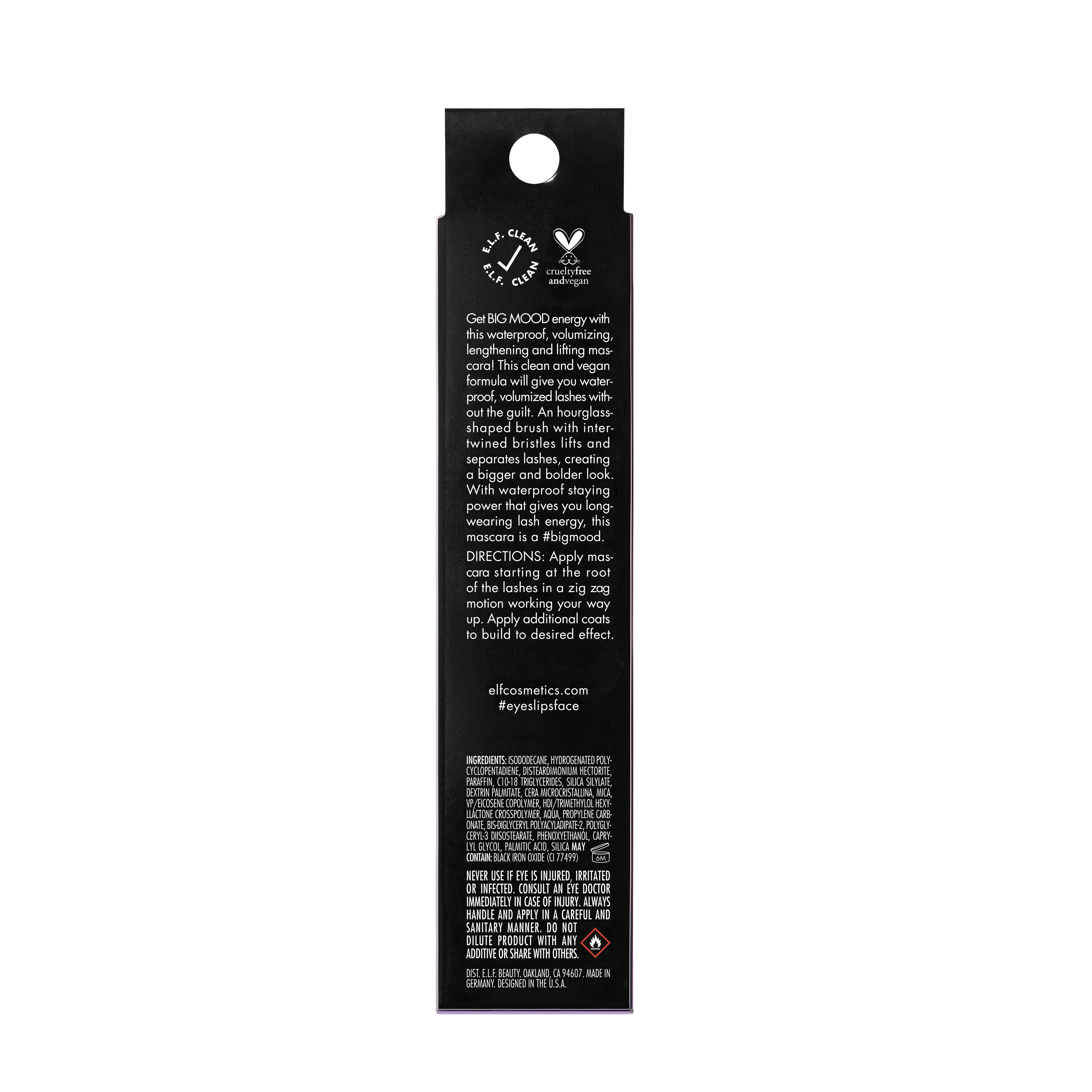 e.l.f. Big Mood Mega Volume Waterproof Mascara photo 8