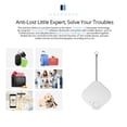 thumbnail image 4 of Universal Square Car Tracker Localizador anti-pérdida compatible con Bluetooth (Blanco), 4 of 9