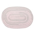 thumbnail image 1 of Colonial Mills Rug LA01R084X108 7 x 9 ft. Bella Braided Nursery Rug  Pink Grey, 1 of 1