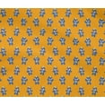 thumbnail image 4 of oneOone Tissu Flex Coton Jaune Moutarde Robot Dessin Animé Matériel de Robe Tissu Imprimé Tissu au Mètre 40 Pouces de Large, 4 of 4