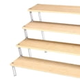 thumbnail image 3 of Acrylic Display Riser Shelves Cupcakes Holder Fixtures Display Risers Shelf for Cosmetic Perfume Shelf Showcase Figure 4 Tiers, 3 of 8