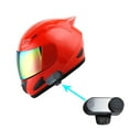 thumbnail image 1 of 1Storm Motorcycle Bike Full Face Helmet Mechanic HJDJ11 + Motorcycle Bluetooth Headset: Glossy Red, 1 of 6
