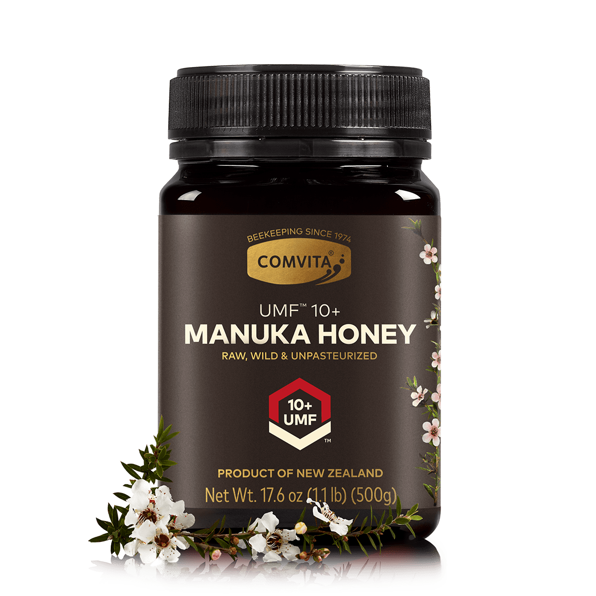 Comvita Certified UMF 10 Manuka Honey Raw Wild 17 6 Oz Walmart 
