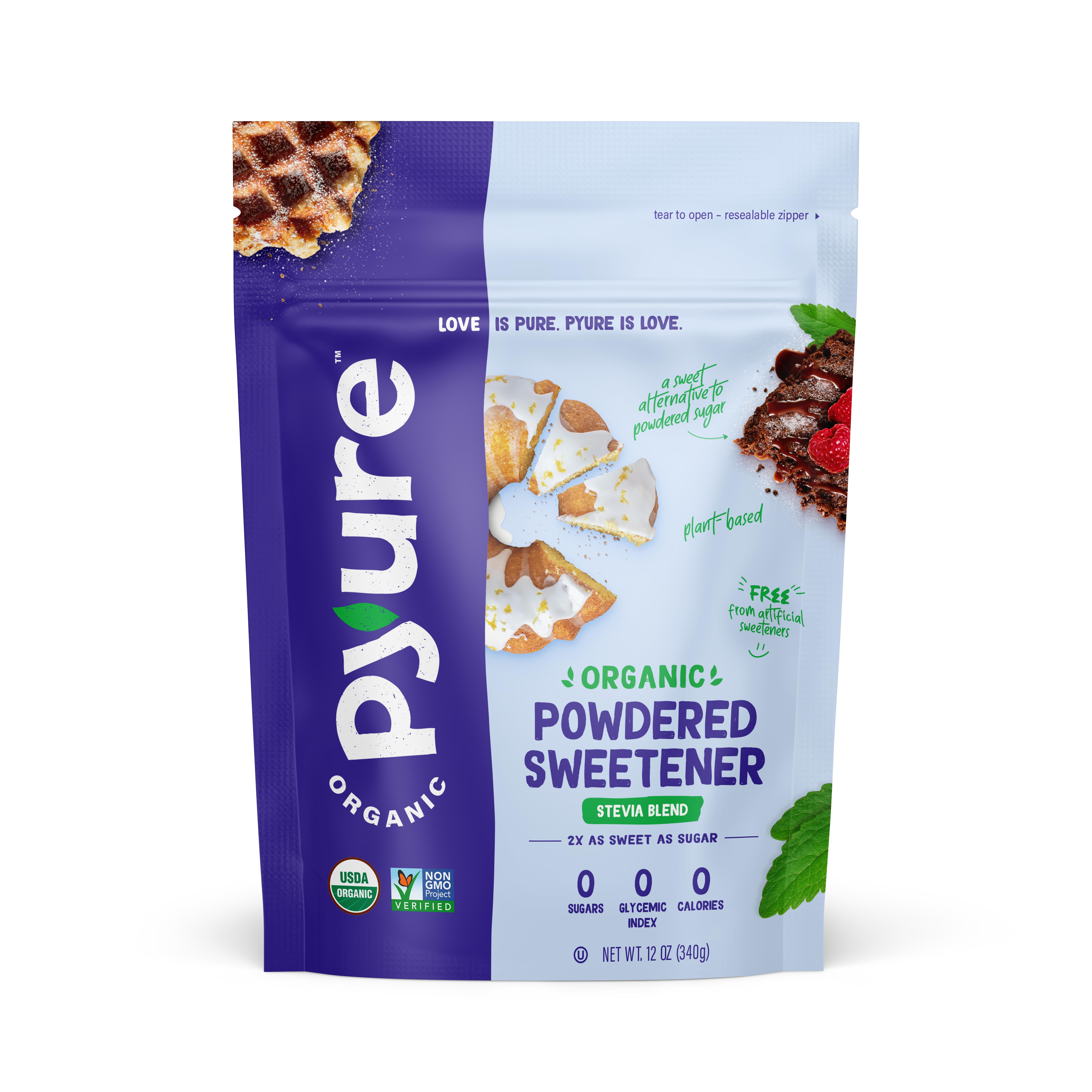 Pyure Organic Powder Blend Stevia Sweetener, 12 Oz