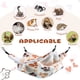 thumbnail image 5 of Greeniant Hamaca colgante de tela para animales pequeños, escondite y confiable para conejillos de Indias, hurones y ratas, hurón de Hábitats y jaulas para animales pequeños Pies color cafe 47*47, 5 of 6