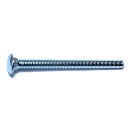 

7/16 -14 x 5-1/2 Zinc Plated Grade 2 / A307 Steel Coarse Thread Carriage Bolts CBS-604