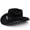 Black, variant on Western Suede Cowboy Hat for Women Men, Texan Cowboy Hat Adjustable Fedora, Cowboy Outdoor Hat Cowboy Hat with Wide Brim for Party Beige