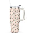 thumbnail image 2 of Christmas Tree Branches and Berries 40 Oz Tumbler with Handle Lid and Straw Stainless Steel Double Walled Vacuum Insulated Cup Merry Christmas Gifts Tumbler for Women Men Friends Outdoor Indoor, 2 of 6