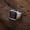Hard colorblack gemstone, variant on Glossy Black Gem Ring Simple Style