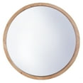 thumbnail image 1 of Miroir Rond en MDF Brun Naturel 22 Pouces, 1 of 2