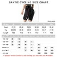 thumbnail image 4 of Santic Women's Cycling Shorts Bike Shorts Padded Bicycle Tights For Riding, 4 of 6