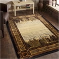 thumbnail image 2 of JERFIT 2x3 Feet Lodge Area Rug with Mountain Landscape, Black Polypropylene Indoor Outdoor Rug for Entryway, Kitchen, High Traffic Areas, 2 of 5