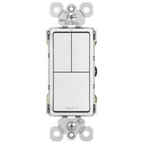 Legrand RCD113WCC6 Pass & Seymour Radiant 3 Single-Pole Switch, 15A, White - Quantity 1