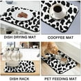 thumbnail image 3 of 2 Pack Dish Drying Mat Drying Mat for Kitchen Counter, Coffee Mat Coffee Maker Mat Dish Drying Mats for Kitchen Counter 19.5x12Inch Dish Drying Pad Ultra Absorbent and Non-Slip Coffee Machine Mat, 3 of 4