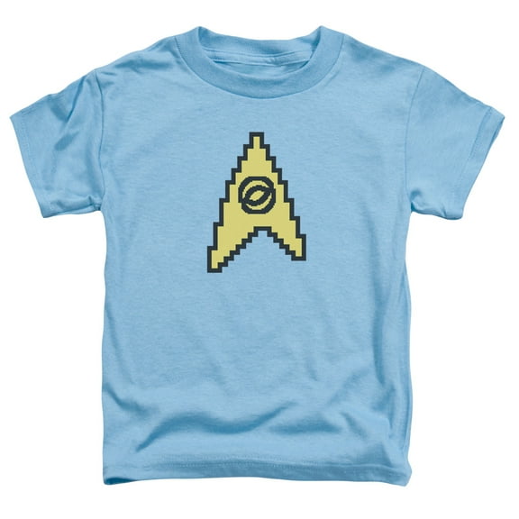 Star Trek 8 Bit Science Toddler T-Shirt Carolina Blue
