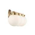 thumbnail image 5 of Trade Winds Antoinette 3-Light 24" Bathroom Vanity Light in Natural Brass, 5 of 5