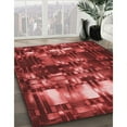 thumbnail image 3 of Ahgly Company Machine Washable Indoor Rectangle Transitional Grapefruit Red Area Rugs, 7' x 9', 3 of 7