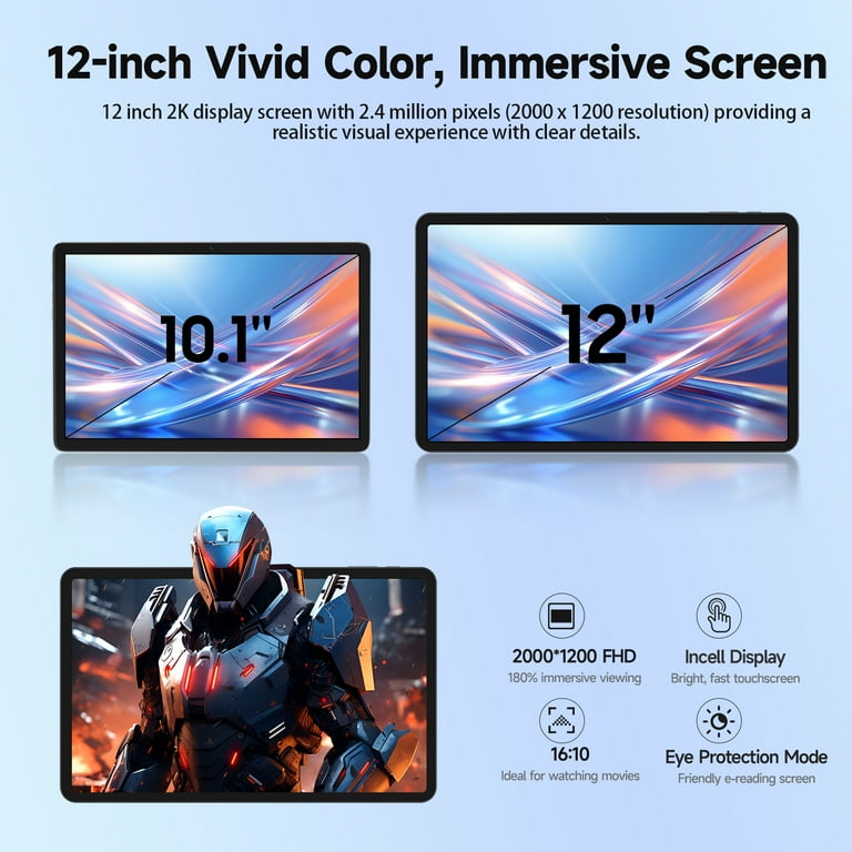 タブレット 12インチ TECLAST Helio G99 Android 15 12 inch Tablet,Android 15 Tablets with 256GB ROM,Helio G99
