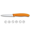 thumbnail image 3 of Victorinox Swiss Classic Paring Knife 3.1 Inch Wavy Edge Pointed Tip - Orange, 3 of 3