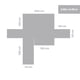 thumbnail image 5 of CUBRE SOFA ESQUINERO MARINO /GRIS, 5 of 6