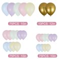 thumbnail image 4 of Retrok 117pcs Assorted Macaron Balloons Kit Colorful Latex Balloon Set for Wedding Baby Shower Birthday Party Decoration Supplies, 4 of 11