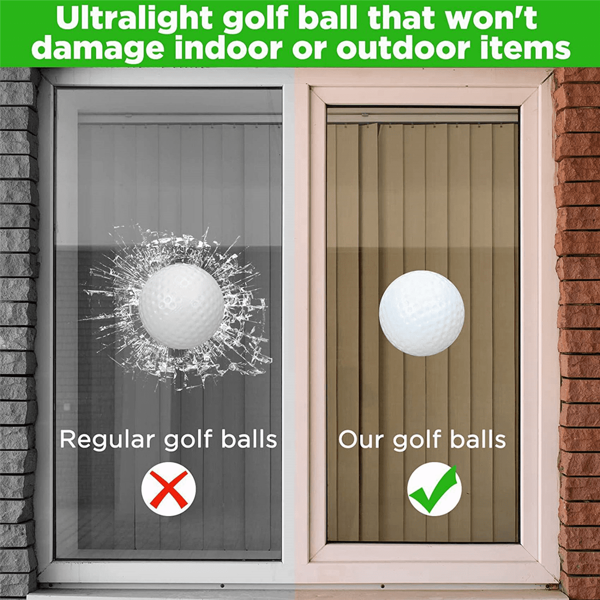 200 Pcs Golf Practice Hollow Golf Training Golf Balls with Mesh Drawstring Storage Bags for Training