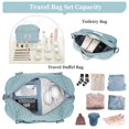 thumbnail image 2 of Bolsa de viaje Weekender Bag SYCNB con compartimento para zapatos para mujer, 2 of 8