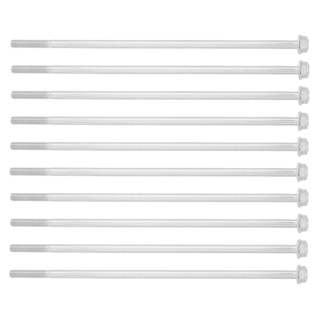 Generator Long Screw,10Pcs Long Flange Bolt Long Flange Bolt Hex Flange Bolt Performance Driven