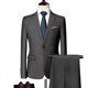 thumbnail image 1 of Blazers-Conjunto de 2 piezas para hombre, traje informal de negocios, chaqueta, abrigo, pantalones, M-6XL, novedad de 2023, 1 of 5