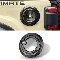 Transparent Gas Tank Cap Cover for 2018-2023 Jeep Wrangler JL 2 Door 4 Door Rubicon Sahara, Aluminum