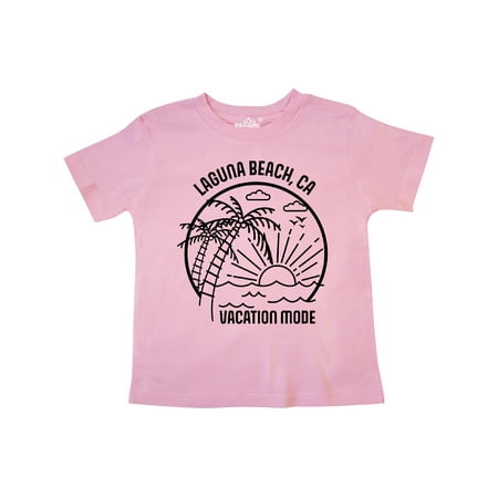 

Inktastic Summer Vacation Mode Laguna Beach California Gift Toddler Boy or Toddler Girl T-Shirt