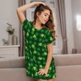 thumbnail image 3 of Naloa Happy St. Patrick's Day5 Print Women Nightgowns,Womens Loungewear,Short Sleeve Sleepwear,Comfy Ladies Nightdress, 3 of 6