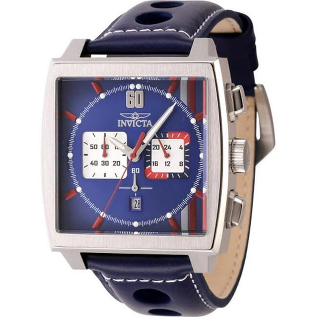 Invicta 44749 S1 Rally Quartz Multifunction Blue & Silver, Red Men Dial Watch