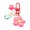 Red, variant on Playful Flower Key Ring Candy Colored Decoration Lightweight Keychain Charm