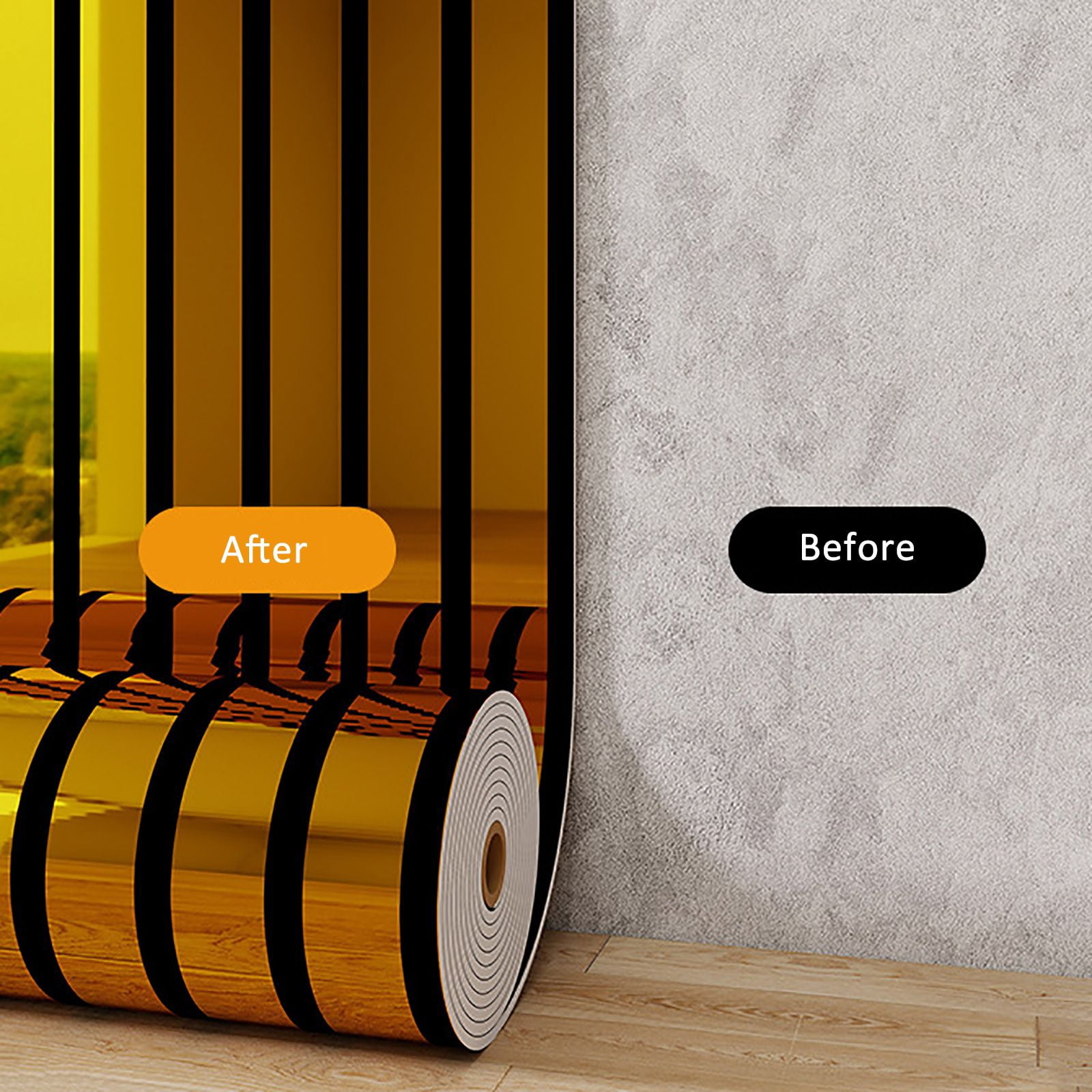 75*118 Inch Self-Adhesive Mirror Grille Wall Sticker, Luxury Reflective Peel and Stick Tile Wallpaper, Glue-Free Self-Adhesive Wall Decor